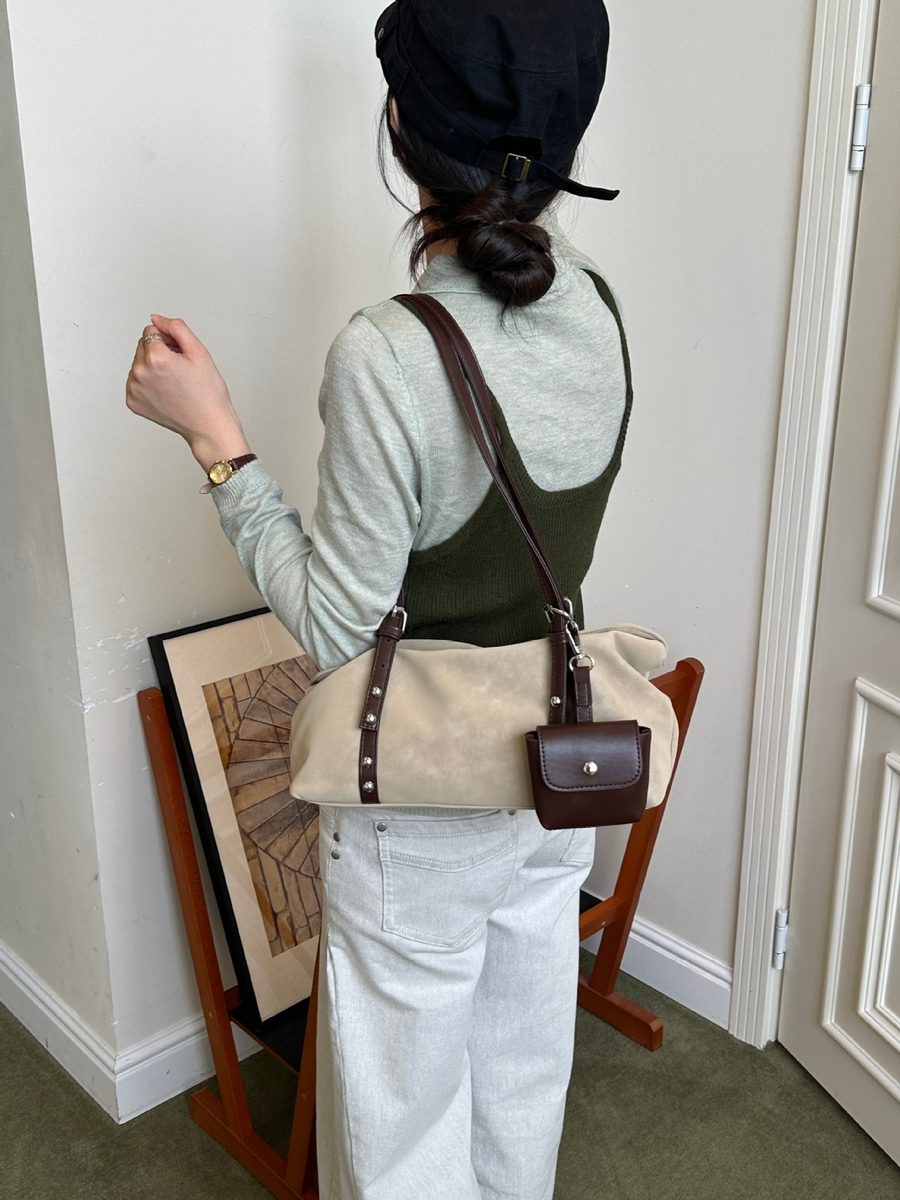 Vintage Small Boston Shoulder Bag view 5