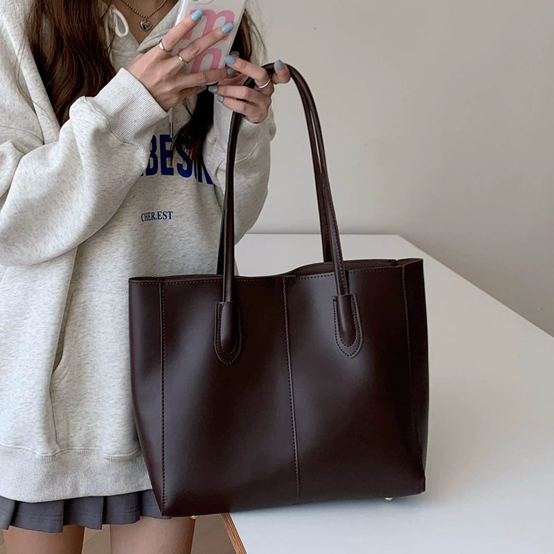 PU Leather Tote Bag for wholesale OEM — YANYAN Bags Guangzhou handbag factory