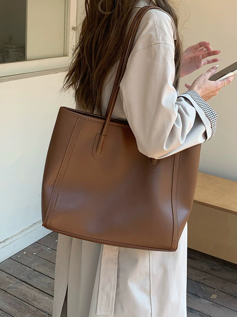 PU Leather Tote Bag for wholesale OEM — YANYAN Bags Guangzhou handbag factory