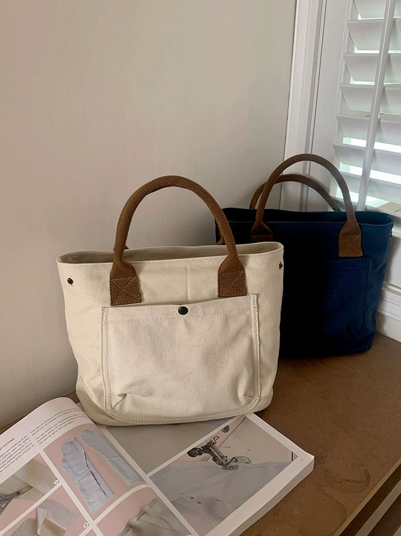 Cotton Canvas Tote Bag for wholesale OEM — YANYAN Bags Guangzhou handbag factory