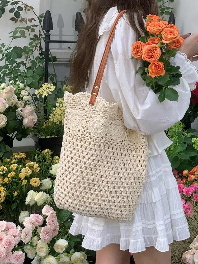 Woven Synthetic Tote Bag for wholesale OEM — YANYAN Bags Guangzhou handbag factory