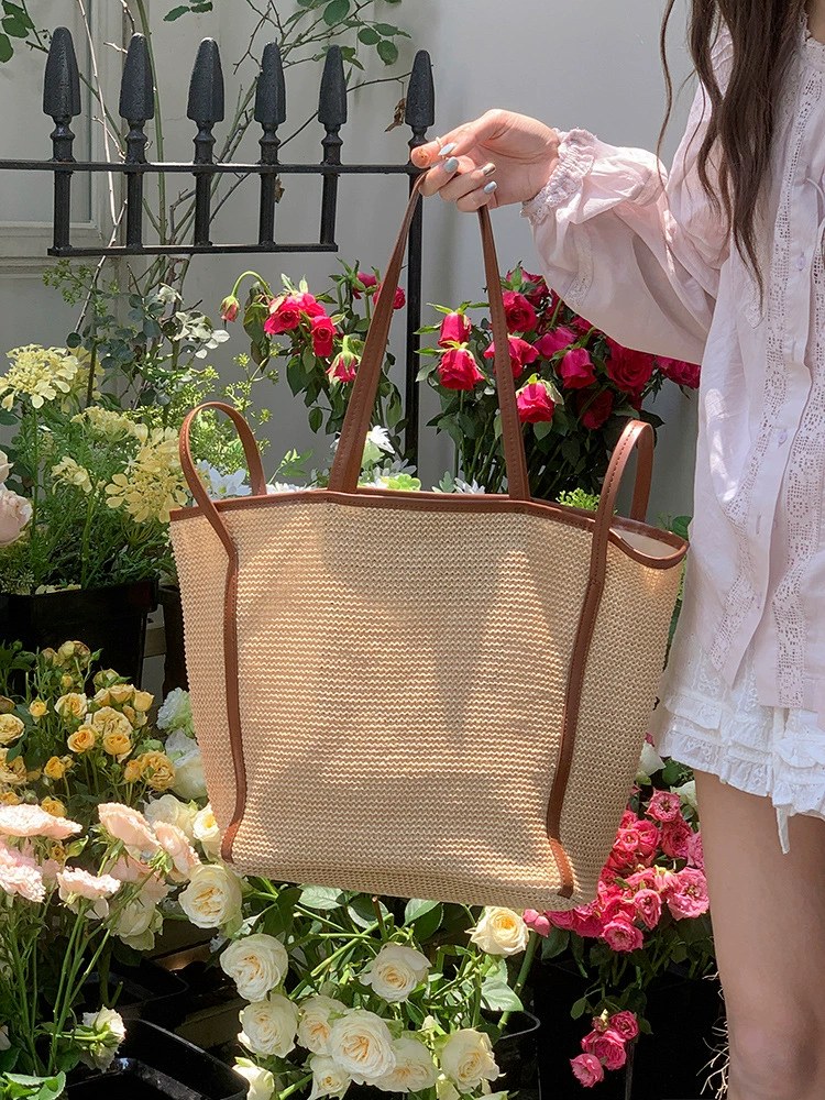 Woven Synthetic Tote Bag for wholesale OEM — YANYAN Bags Guangzhou handbag factory