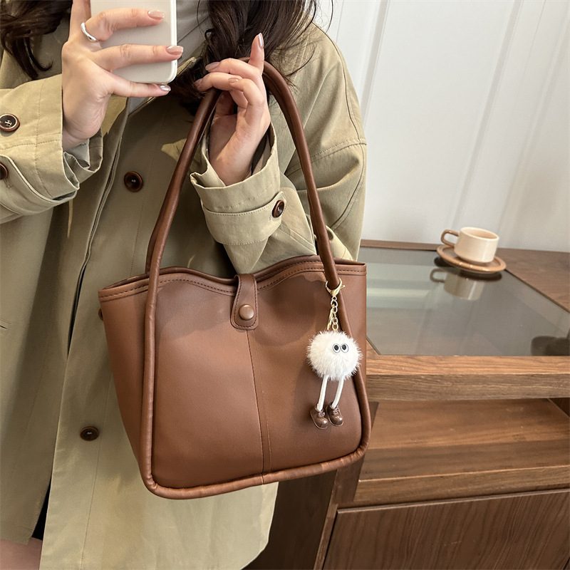Edle Vintage-Tasche für Damen, neue Trend-Kollektion 2025, Maillard-Schultertasche, große Kapazität, Pendler-Tasche, Bestseller-Shopper view 11