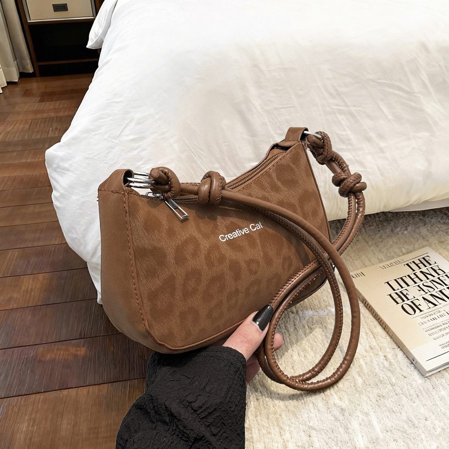 Leopard Print Underarm Tote Shoulder Bag view 2
