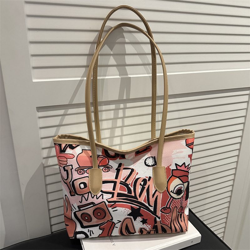 Minimalist Large Capacity Shoulder Tote Bag view 4