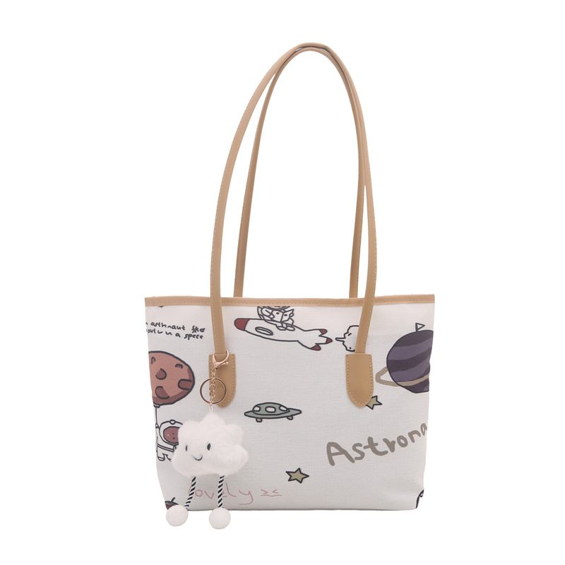 Minimalist Large Capacity Shoulder Tote Bag view 6