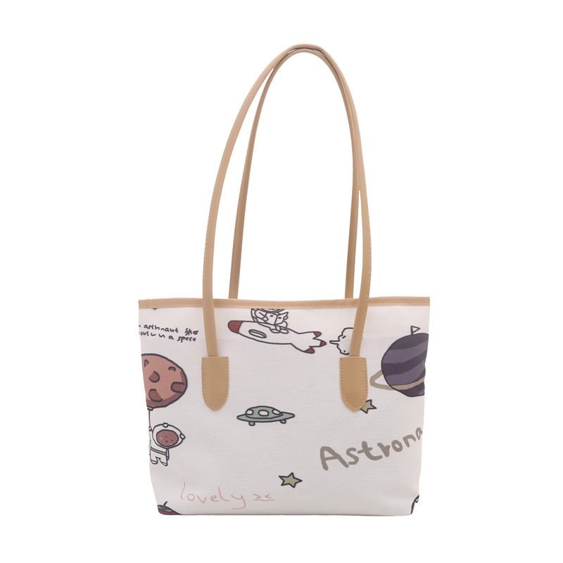Minimalist Large Capacity Shoulder Tote Bag view 9