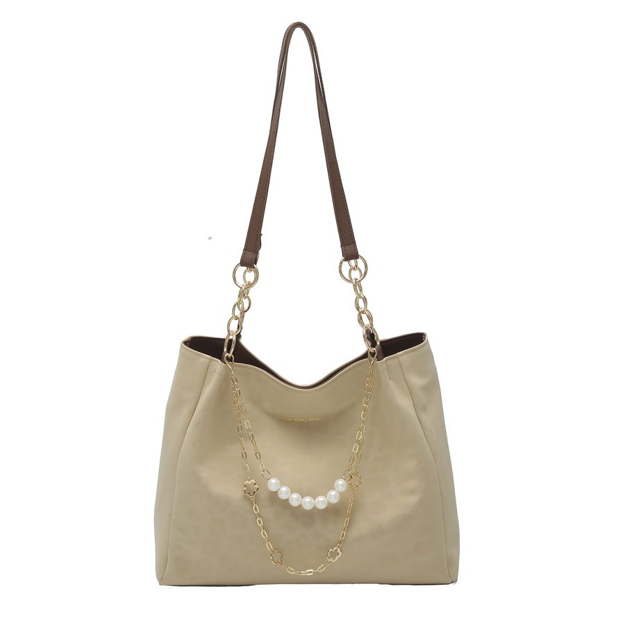 Pearl Chain Large Capacity Shoulder Tote Bag view 6