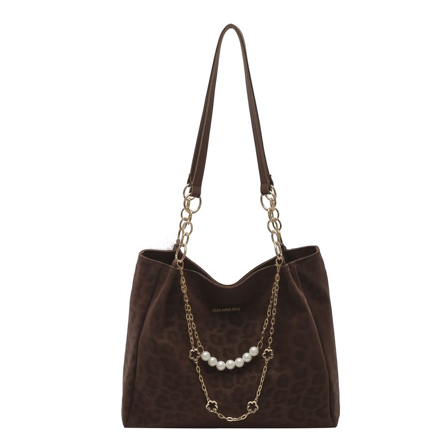 Pearl Chain Large Capacity Shoulder Tote Bag view 7