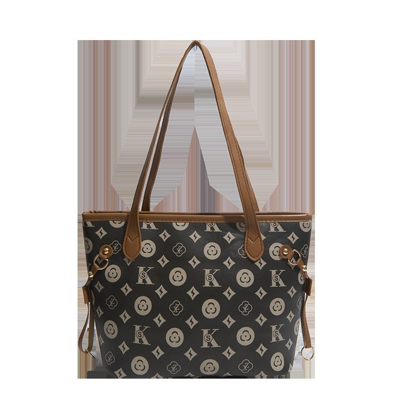 Printed Large Capacity Commuter Tote Bag view 5
