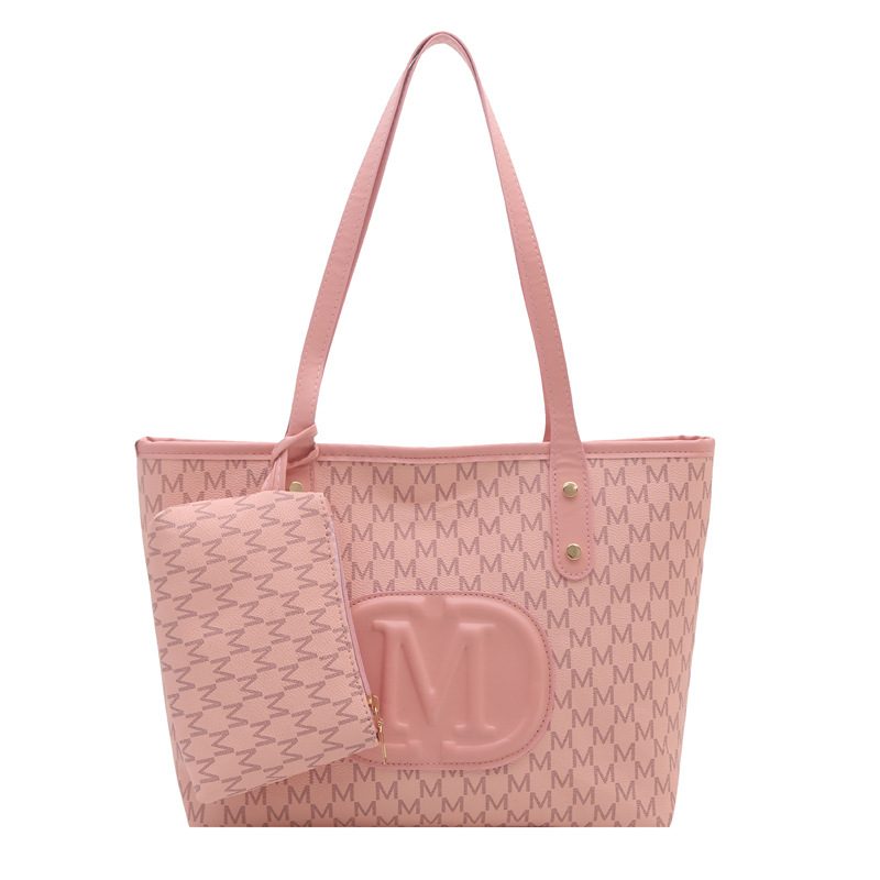 Retro Minimalist Large Tote Shoulder Bag view 7