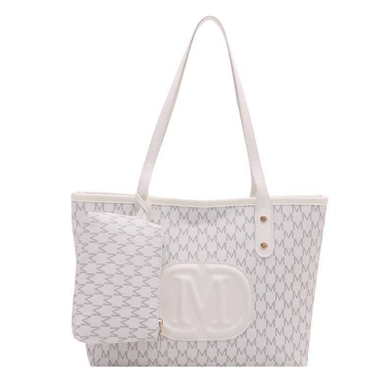 Retro Minimalist Large Tote Shoulder Bag view 8