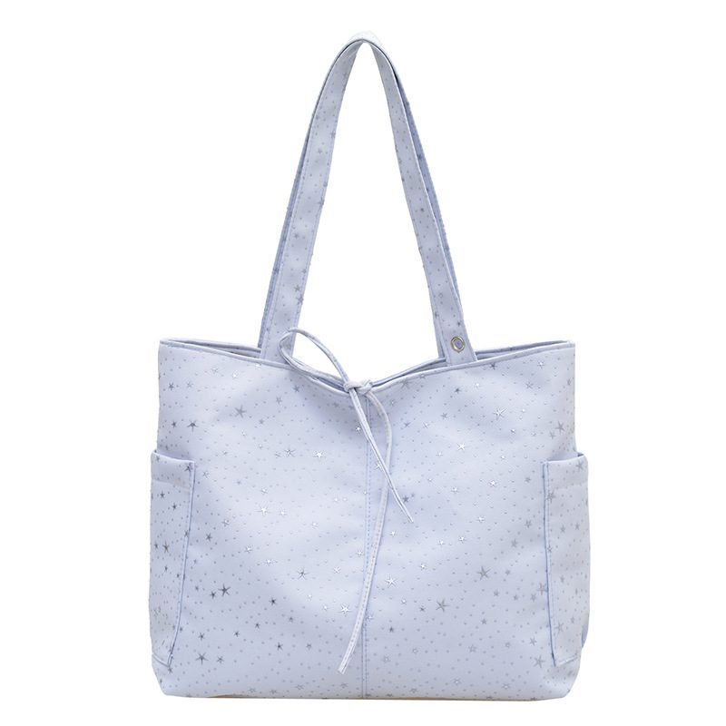 Korean Lightweight Large Tote Shoulder Bag view 10