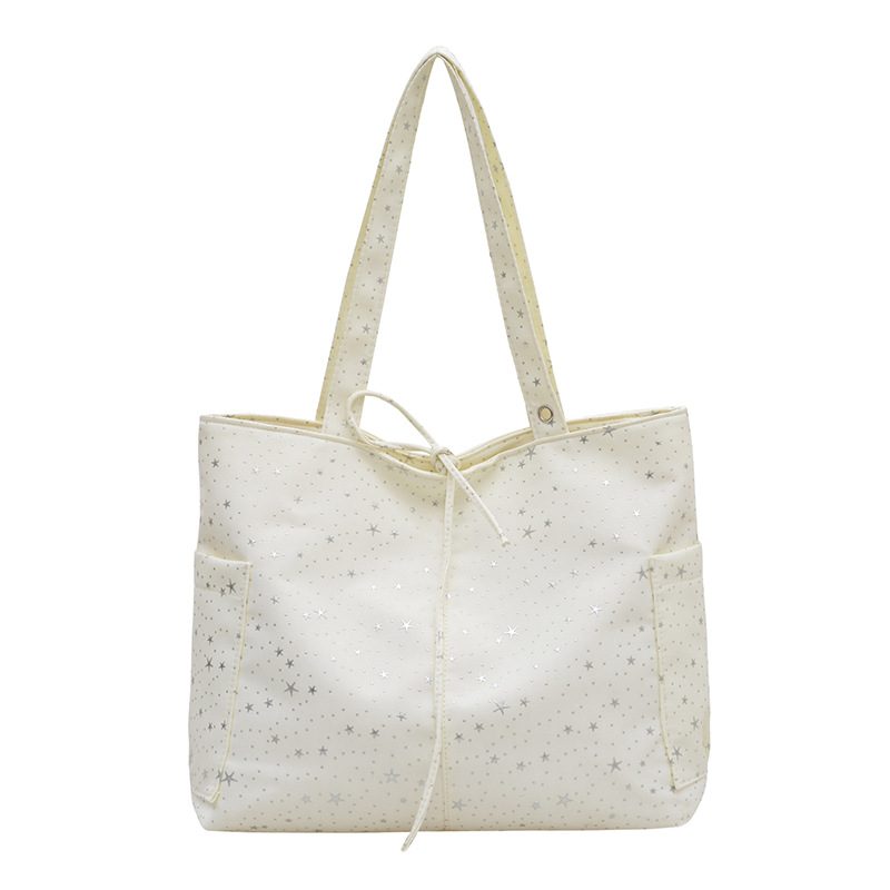 Korean Lightweight Large Tote Shoulder Bag view 8