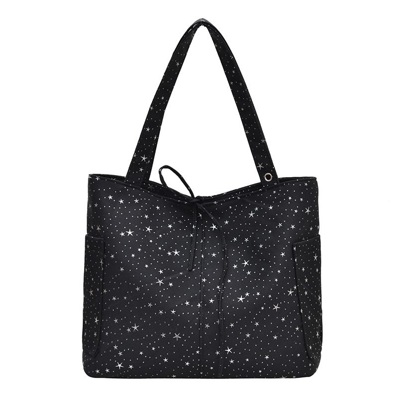 Korean Lightweight Large Tote Shoulder Bag view 9