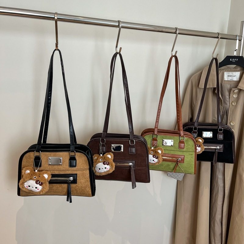 Retro Large Tote Shoulder Bag