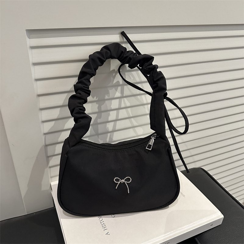 Sac à main épaule plissé nœud view 2