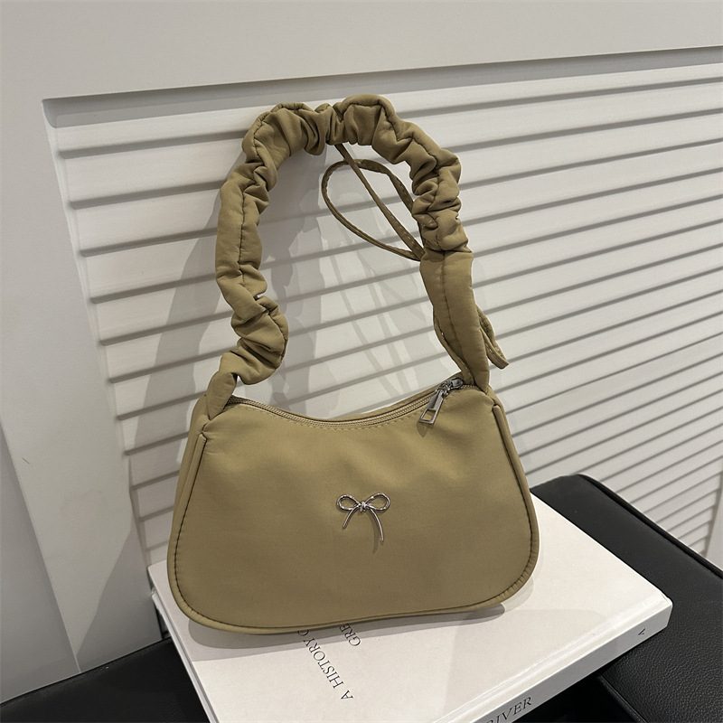 Sac à main épaule plissé nœud view 3