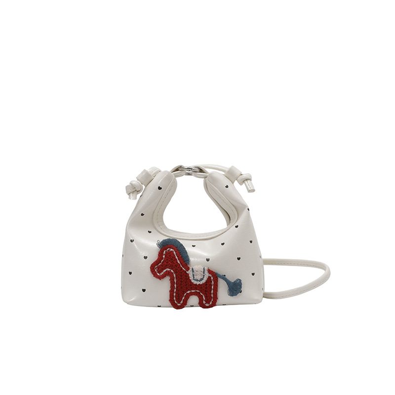 Minimalist Letter Detail Top-Handle Shoulder Bag view 6