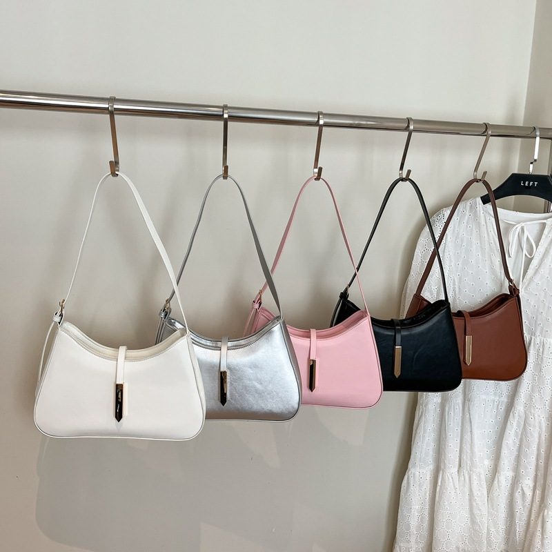 European Vintage Minimalist Top-Handle Tote Bag