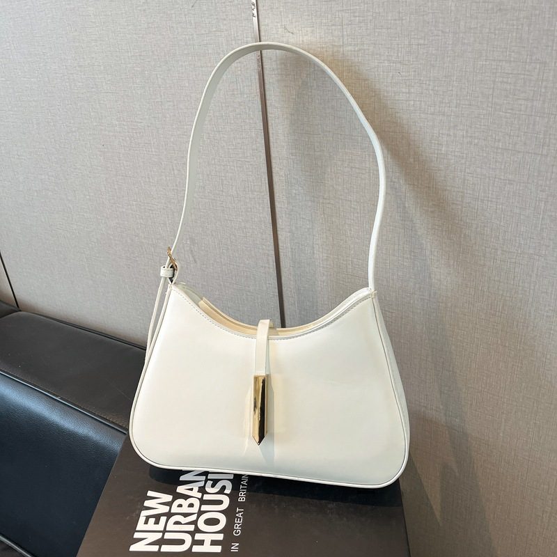 European Vintage Minimalist Top-Handle Tote Bag view 4