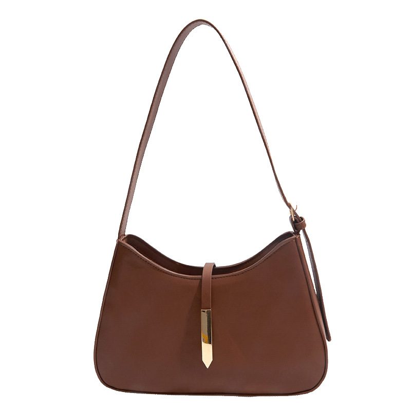 European Vintage Minimalist Top-Handle Tote Bag view 9