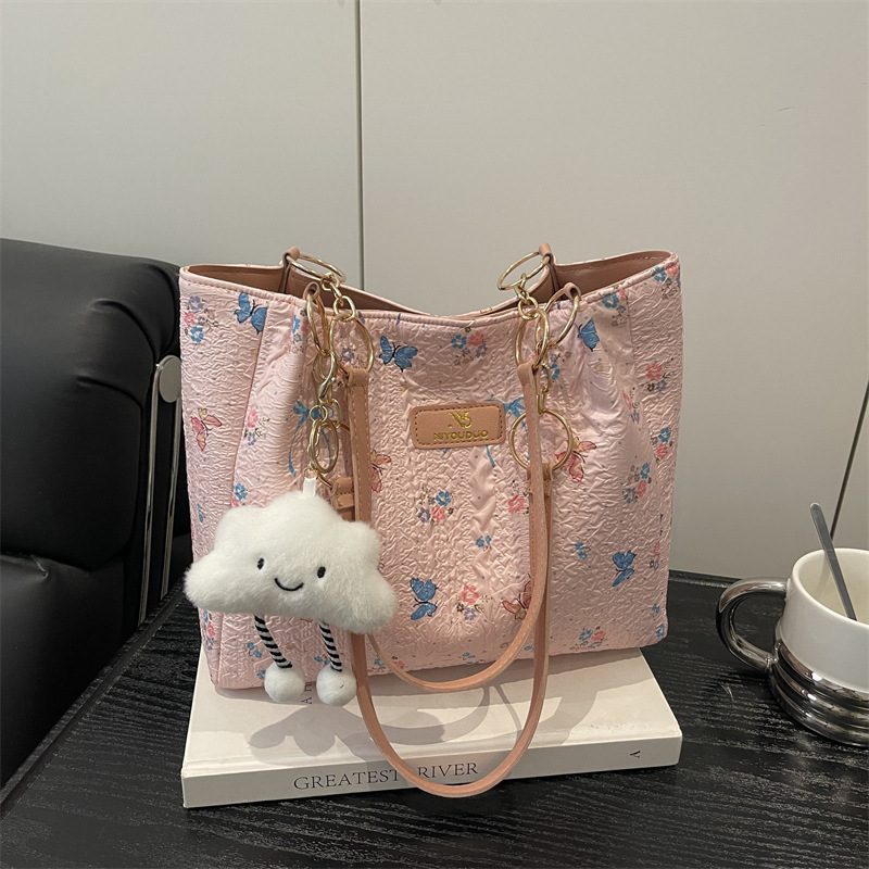 Bolsa Tote Grande Capacidade Doce com Laço view 3