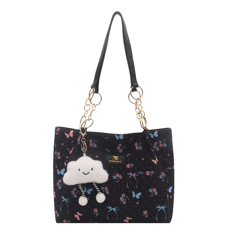 Bolsa Tote Grande Capacidade Doce com Laço view 7