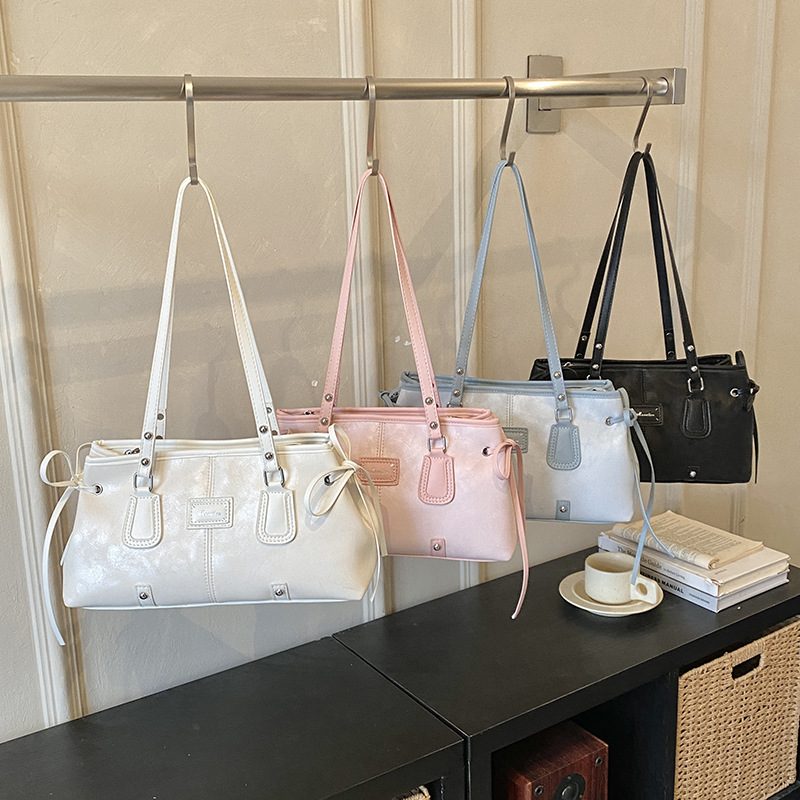 Korean Style Large Capacity Top-Handle Tote Bag