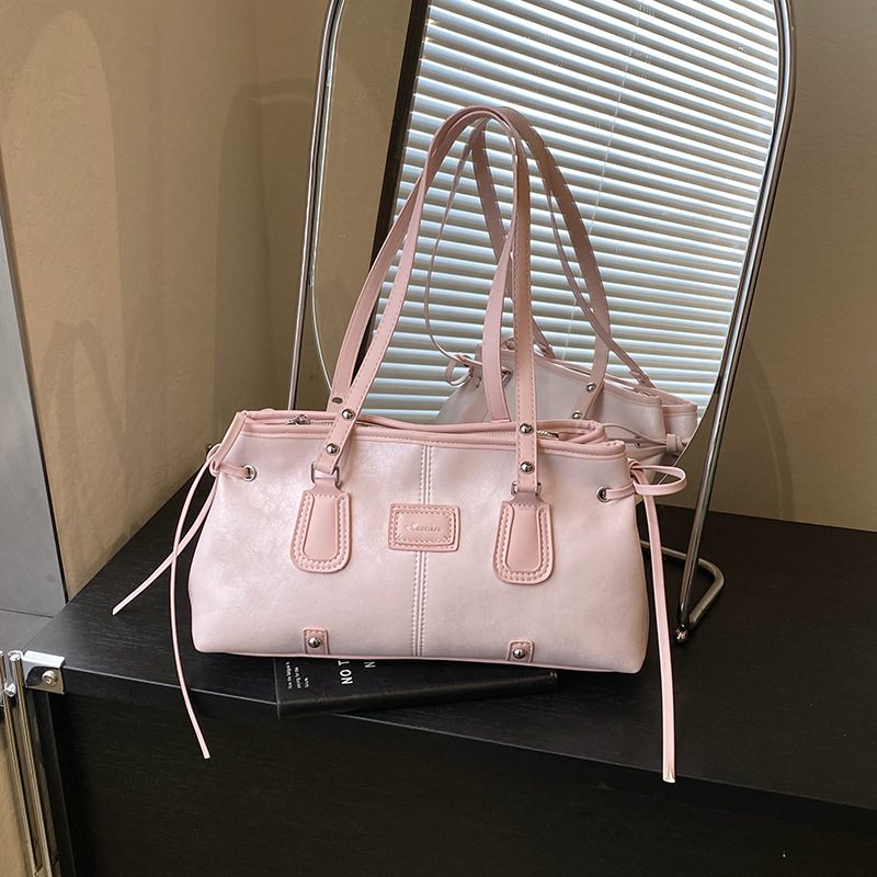 Korean Style Large Capacity Top-Handle Tote Bag view 8