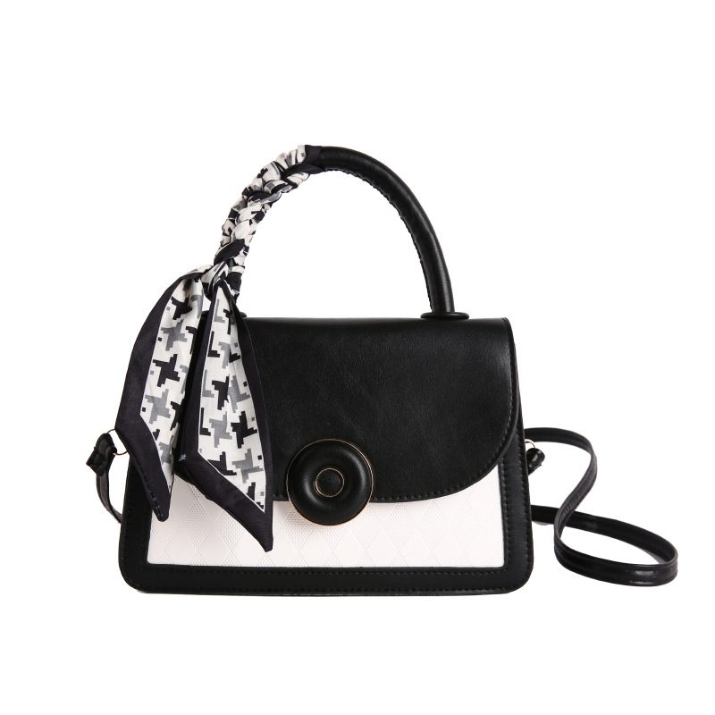Bolsa Quadrada com Alça Superior e Blocos de Cor view 6