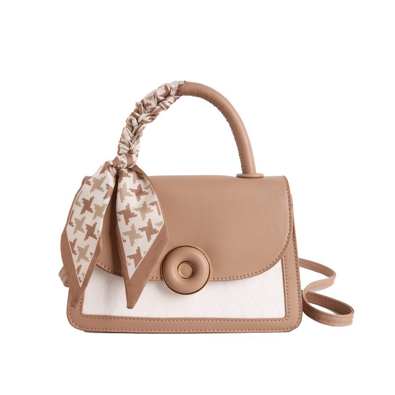 Bolsa Quadrada com Alça Superior e Blocos de Cor view 8