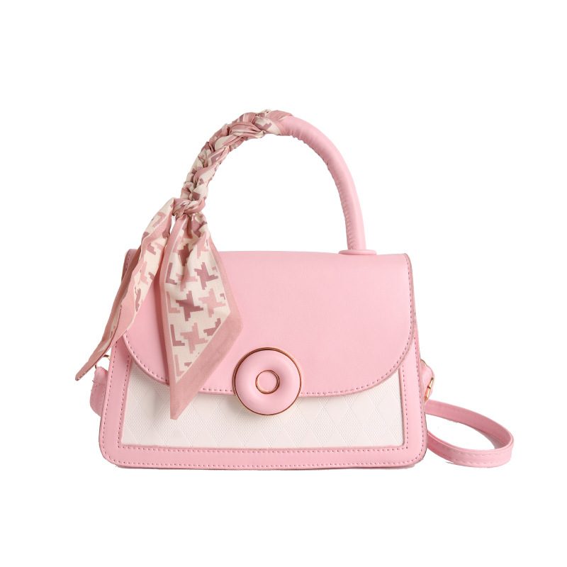Bolsa Quadrada com Alça Superior e Blocos de Cor view 9