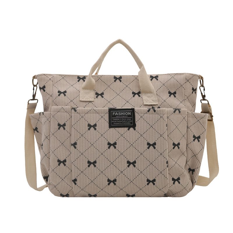Bow Detail Shoulder Tote Bag view 10