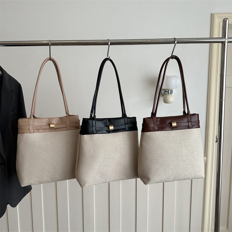 Minimalist Top-Handle Commuter Tote