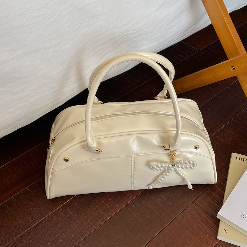 Moto Style Shoulder Top-Handle Tote view 3
