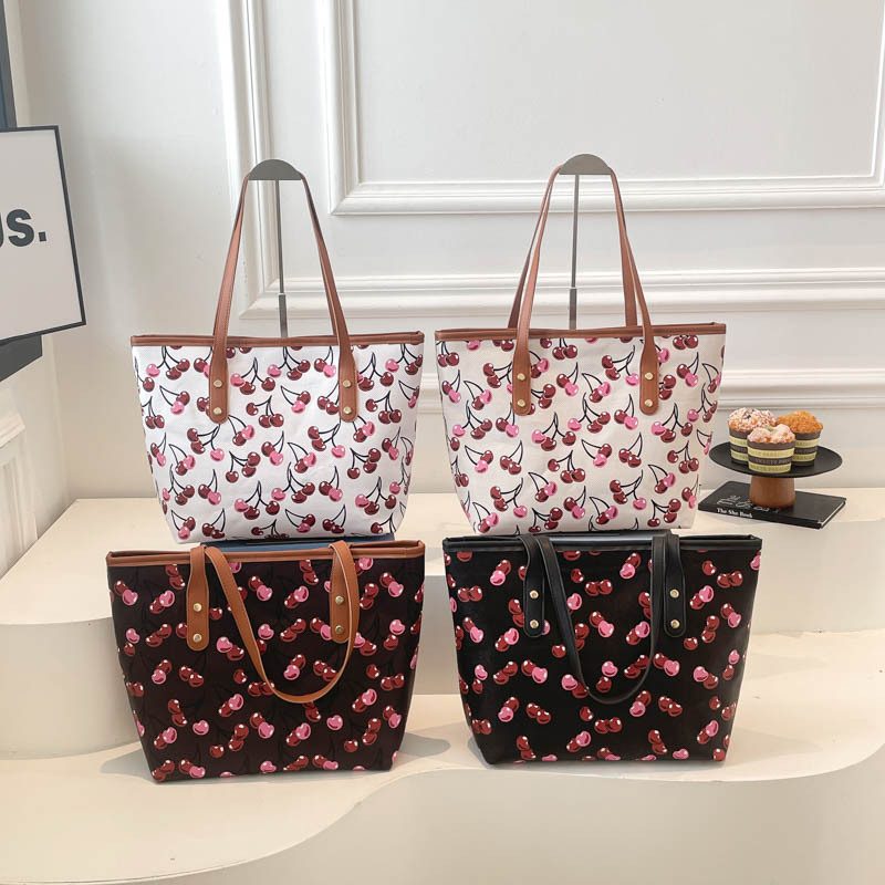 Printed Large Capacity Tote Bag