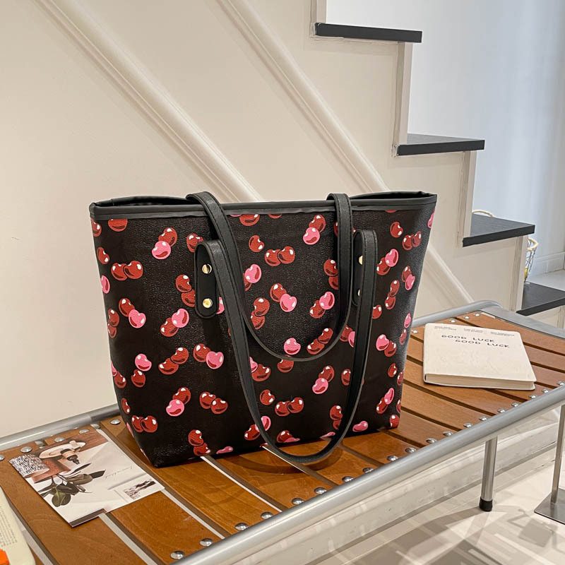 Printed Large Capacity Tote Bag view 4
