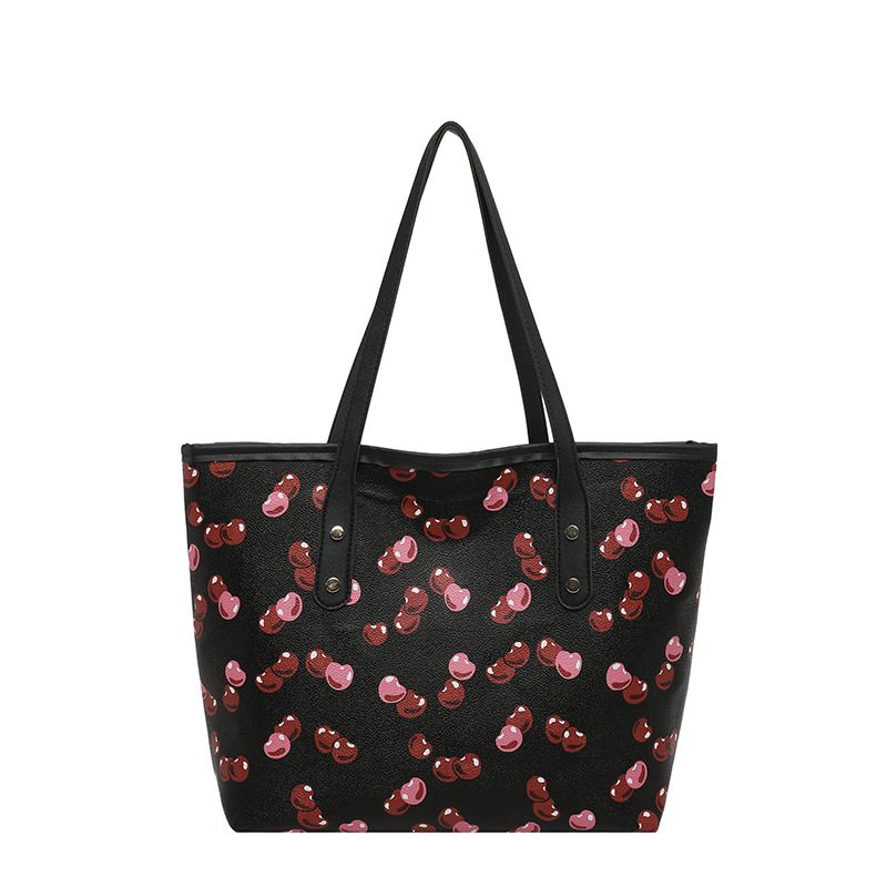 Printed Large Capacity Tote Bag view 6