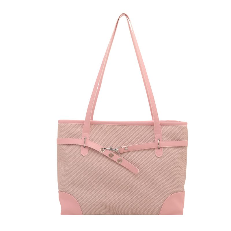 Minimalist Solid Color Tote Bag view 6