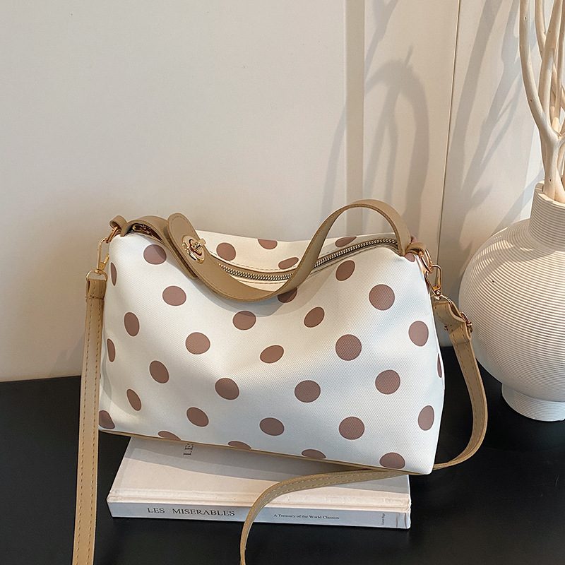 Tas Tote Desain Polka Dot view 3