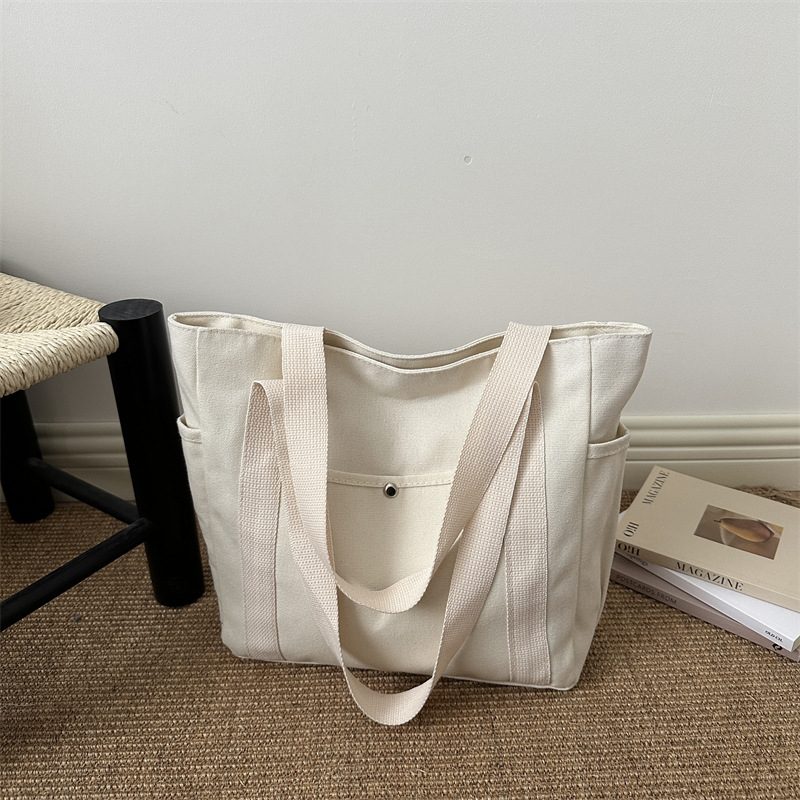 Canvas Large Capacity Tote Bag view 2