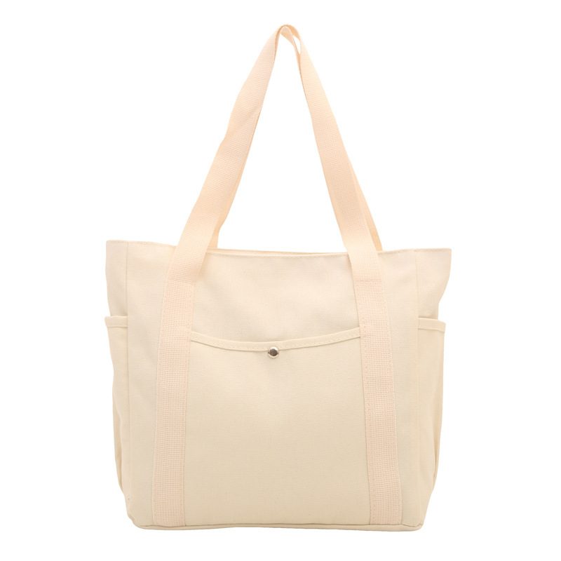 Canvas Large Capacity Tote Bag view 5