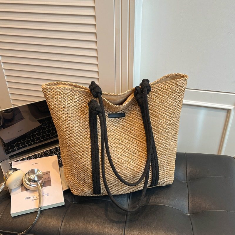 Woven Vintage Large Tote Bag view 4