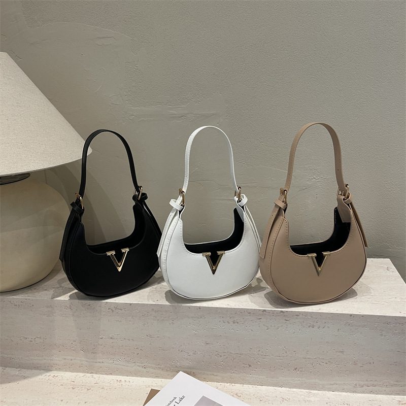 Crescent Top-Handle Shoulder Bag