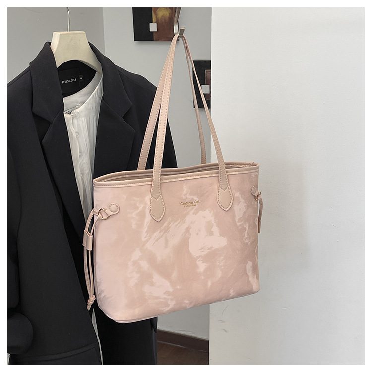 Chic Large Capacity Shoulder Underarm Tote Bag view 12