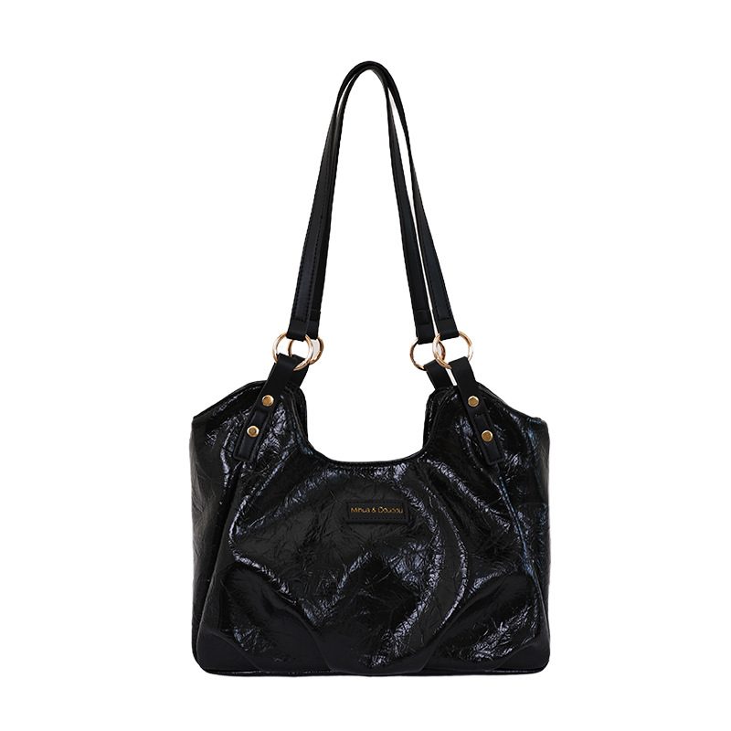 Retro Minimalist Large Capacity Shoulder Tote Bag view 8