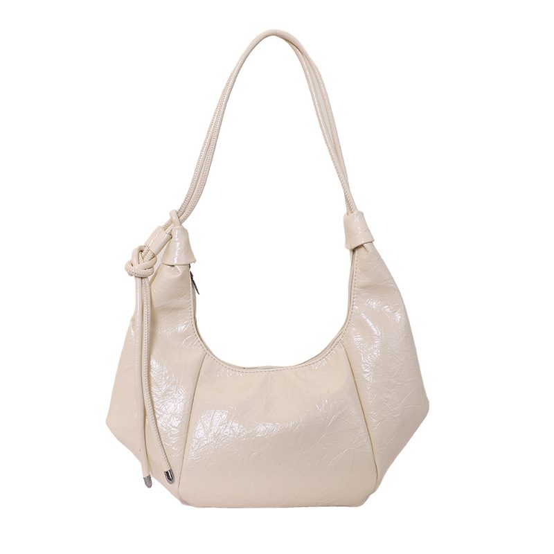 Retro Light Luxury Large Capacity Dumpling Tote Bag view 5