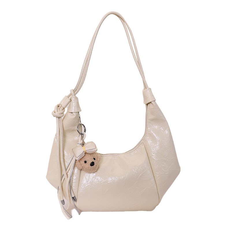Retro Light Luxury Large Capacity Dumpling Tote Bag view 6