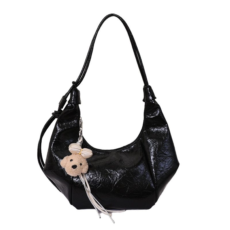 Retro Light Luxury Large Capacity Dumpling Tote Bag view 7
